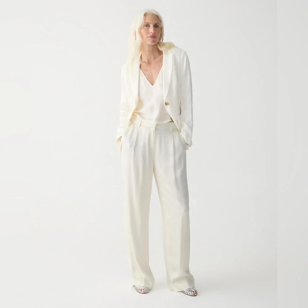 J.Crew Straight-leg essential pant in luster crepe